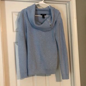 Blue shimmer sweater